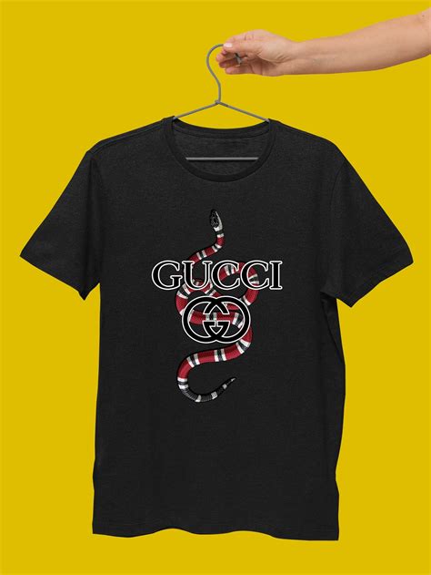 black gucci snake shirt.